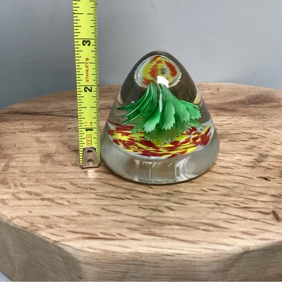 Vintage - Art Glass Murano Style Millefiori Paperweight - Excellent Condition - Picture 10 of 13